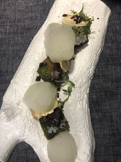 Seitan and other elements  at Soul Kitchen - Creatività Vegetale in Turin