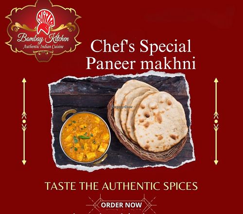 Chef special vegan paneer makhni  at Bombay Kitchen in Gordonvale