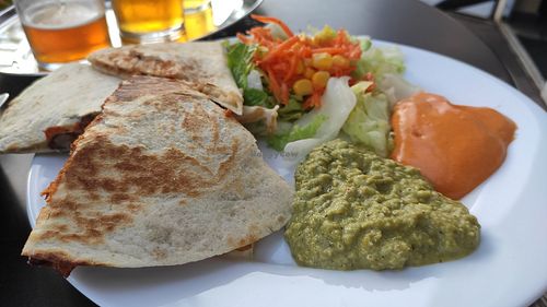 Quesadillas at KATI Hausbrauerei in Eberswalde