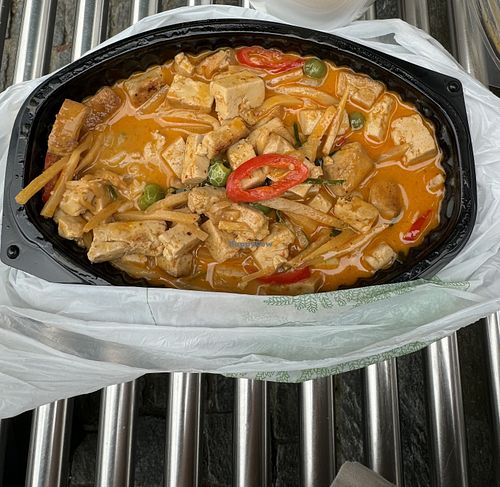 Vegan Red Curryy  at Thai Take Away in Caslano