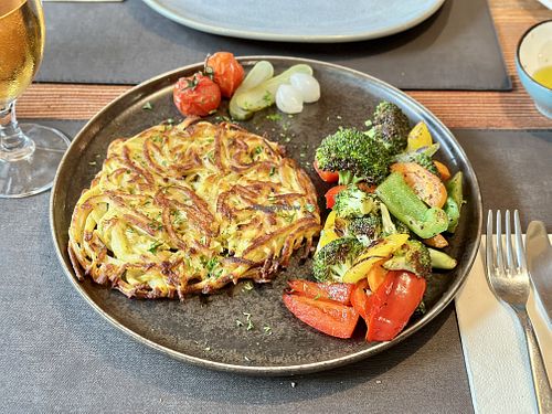 Vegetable rosti   at Alm in Zermatt