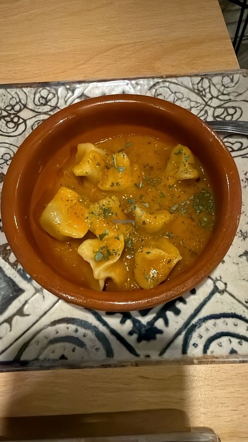 Ravioli vegano turco 😋  at Solarillo 5 in Granada