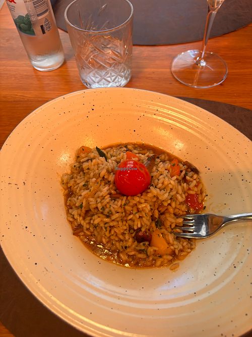 Vegan risotto  at Eat Me in Zadar
