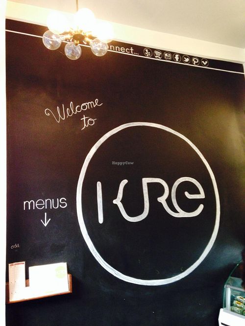 Wall at Kure Superfoods in Portland