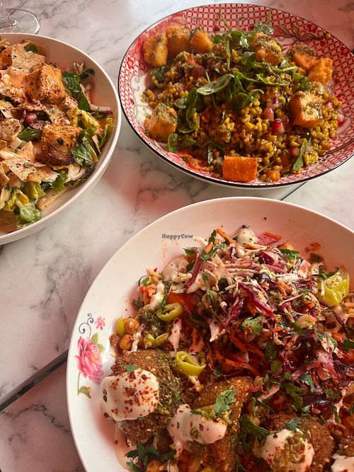 The falafel rice bowl was amazing!   at Comptoir Libanais - Chelsea  in South West London