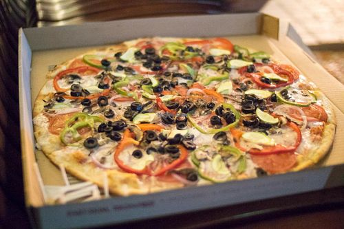 California Veggie Pizza at zpizza in Dubai