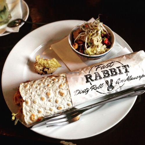 Mexican dirty roll at Fast Rabbit Fast Food in Berlin