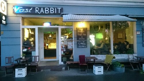 Outside look at Fast Rabbit Fast Food in Berlin