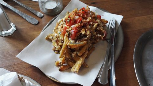 Cheese fries at Fast Rabbit Fast Food in Berlin
