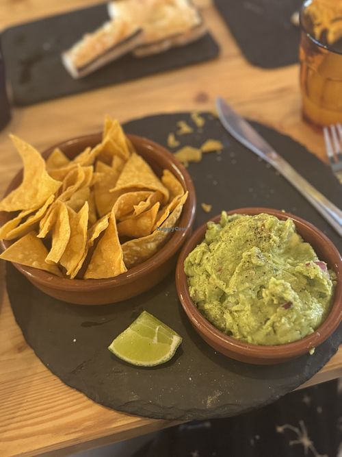 Nachos and guacamole   at Bar Sa Torre in Tossa De Mar