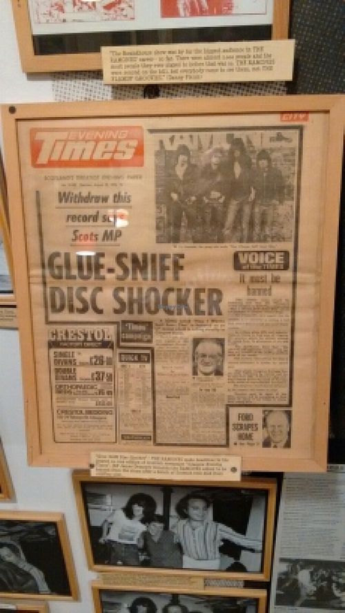 a little bit of Scotland at 19:77 - VEGAN:DINER+BAR, Home of RAMONES MUSEUM in Berlin