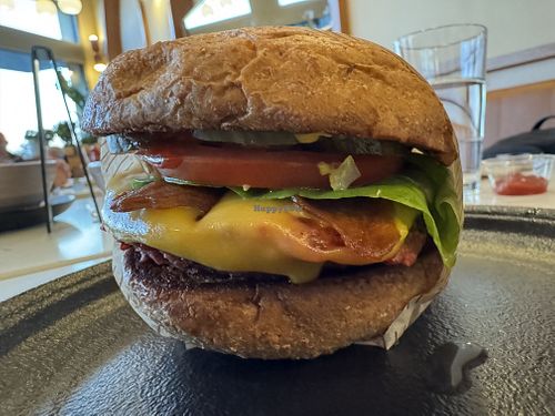 Vegan bacon cheese burger  at Roam Artisan Burgers  in Corte Madera