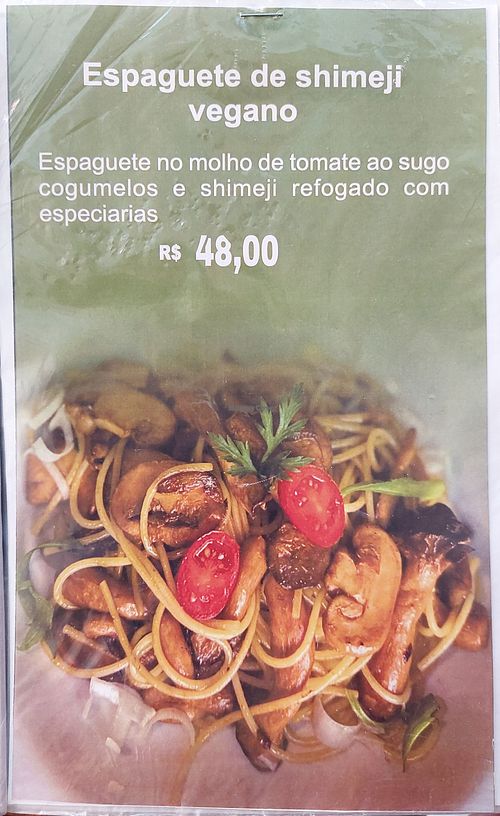 Vegan Menu 2.2 at Donna Pimenta in Salvador