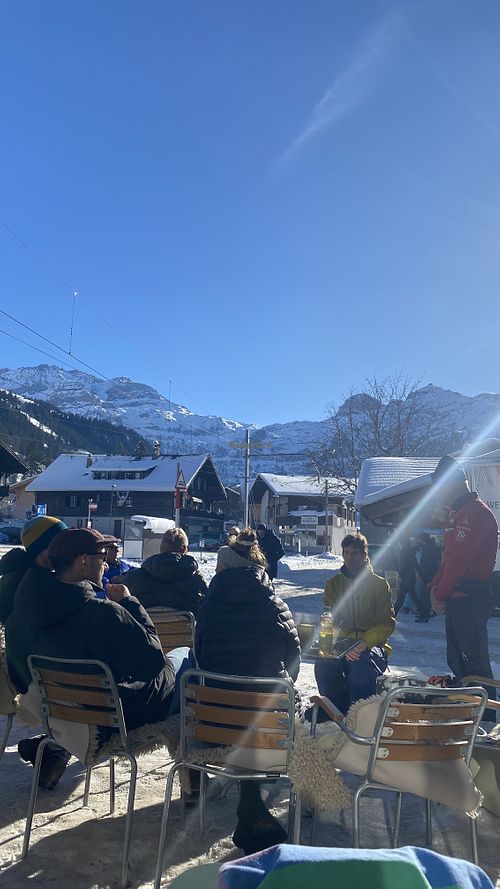 The view  at Espressionist Cafe in Lenk