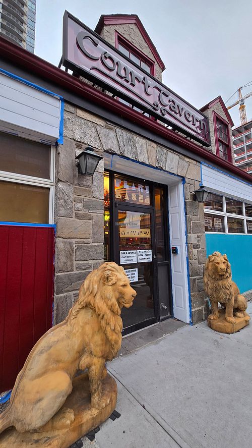 Outside at Veganica in New Brunswick