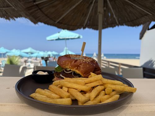   at Frank Burger Bar in Crete