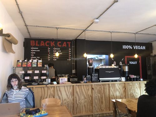 The new Black Cat counter  at Black Cat in East London