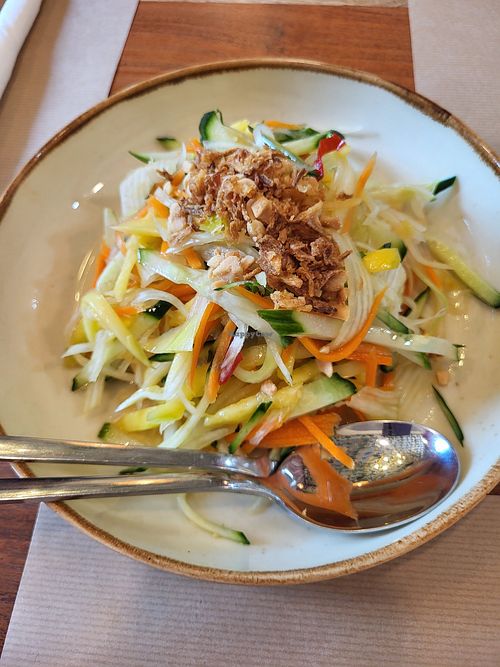 Papaya salad at Thang Long Vietnamese Restaurant in Athens
