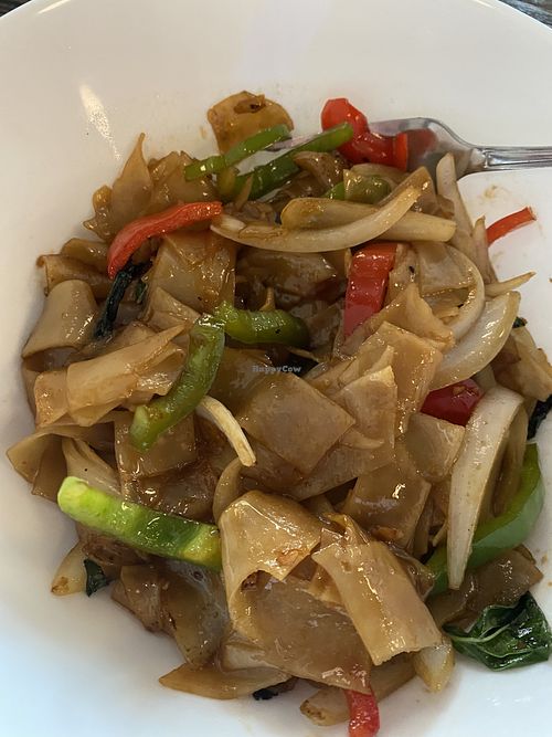Drunken noodles  at Sirirath Thai House in Fargo