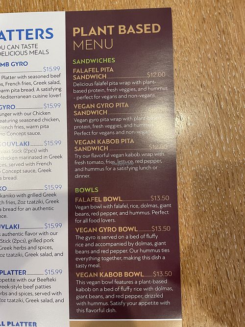   at Gyro Concept Easton in Easton