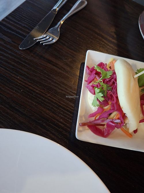 Jackfruit bao at The Broken Seal in Squamish