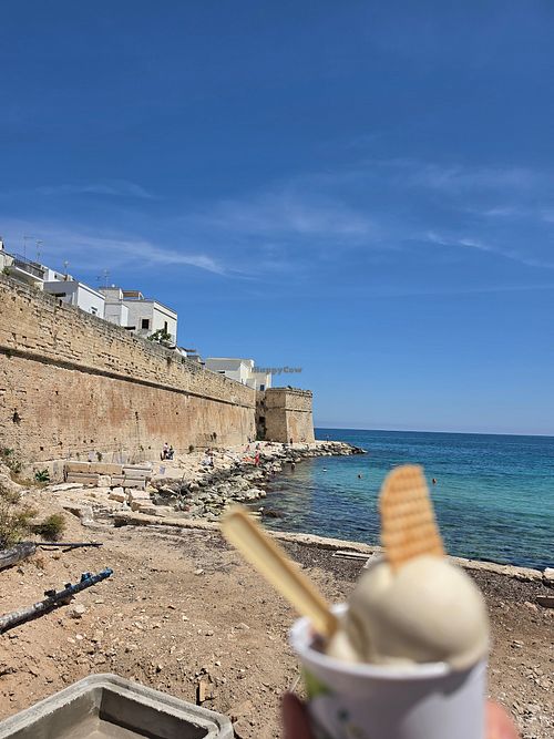 The gelateria has recently changed its name, it’s now called Porta del Mare.
They offer a good selection of vegan options, the staff is very friendly and well-informed. at Il Gelato per Passione in Monopoli