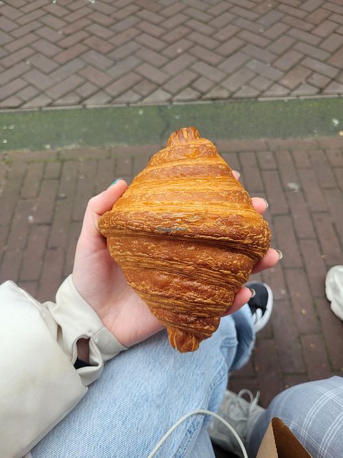 Mega croissant at Margo's Amsterdam Bellamy - Oud-West in Amsterdam