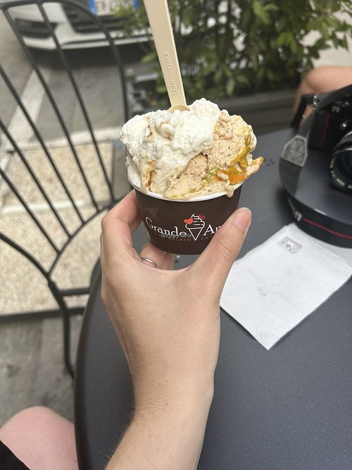   at Gelateria Grande Amore in Citta Della Pieve