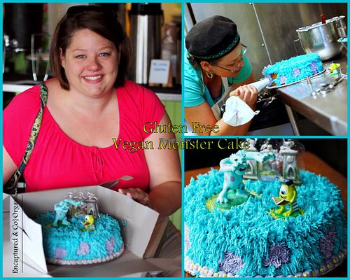 Monsters, Inc. Do you need a specialty cake? Vegan? Vegetarian? Gluten free? Sprouts can deliver with just a 24 hour notice!  at Sprouts Cafe in Gastonia