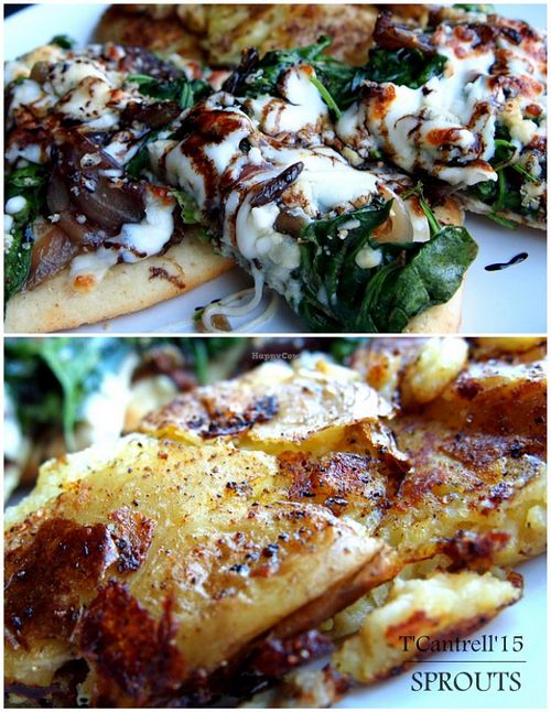 Caramelized Onion Gorgonzola & Spinach Pizza!  at Sprouts Cafe in Gastonia