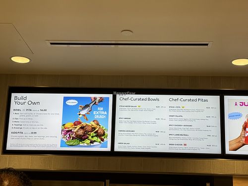 Menu   at LAX - CAVA - T3 in Los Angeles