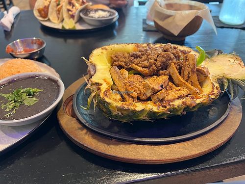 vegan fajitas at Pepe's Cantina in Oviedo