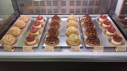 Lots of vegan cakes at Universo Vegano at Universo Vegano in Rome