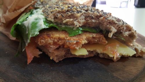 Vegan chop! at Universo Vegano in Rome