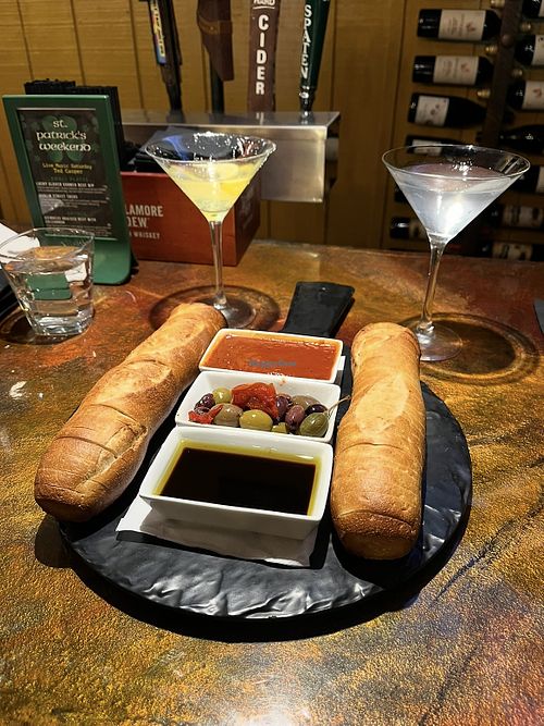 The Mediterranean board (do not eat the marinara sauce - it is not vegan)   at The Naked Olive in Berkeley Springs