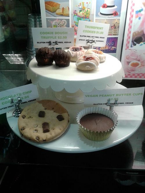 vegan selection plus brownies at Green Tomato Grill in Orange