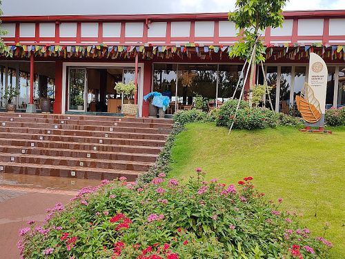 restaurant exterior at Samten Hills Vegetarian Restaurant in Da Lat