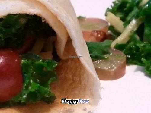 Crepe with Kale Salad at Nourished On The Go in Oshawa