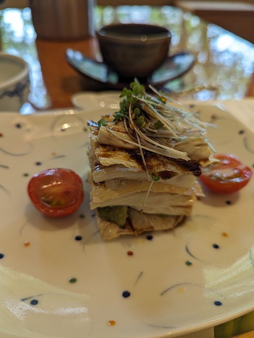 湯葉のアボカドサラダ at Ume no Hana Matsuyama store - 梅の花 松山店 in Matsuyama