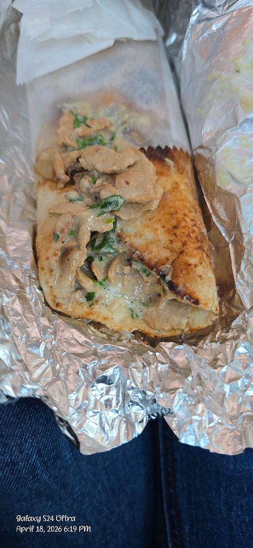 Vegan Shwarma at Norma's Restaurant in Cherry Hill