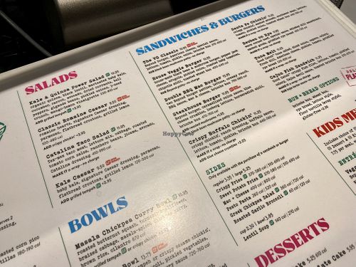 menu  at Veggie Grill by Next Level - Downtown in Seattle