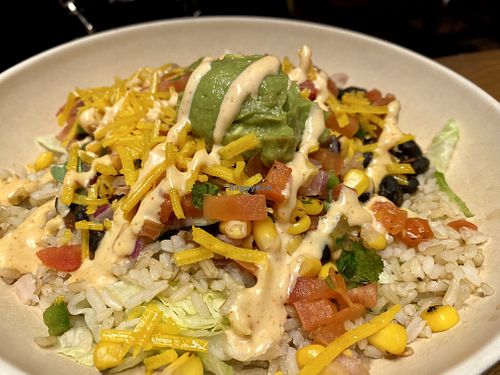 layered bowl  at Veggie Grill by Next Level - Downtown in Seattle