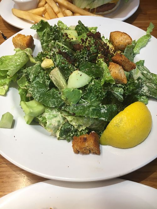 Caesar salad at Veggie Grill by Next Level - Downtown in Seattle
