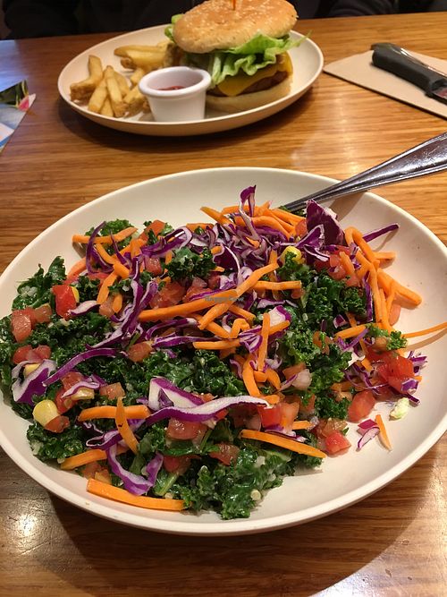 Kale salad  at Veggie Grill by Next Level - Downtown in Seattle