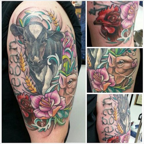 Animal friends tattoo at Tattoo Charlies in Louisville