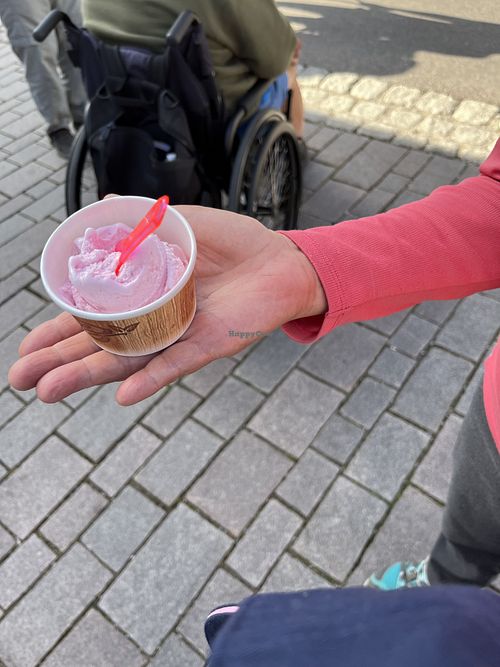 Lavender and lemon. So delicious. Have to ask for vegan flavors.  at Eisprinzessin in Oberstdorf