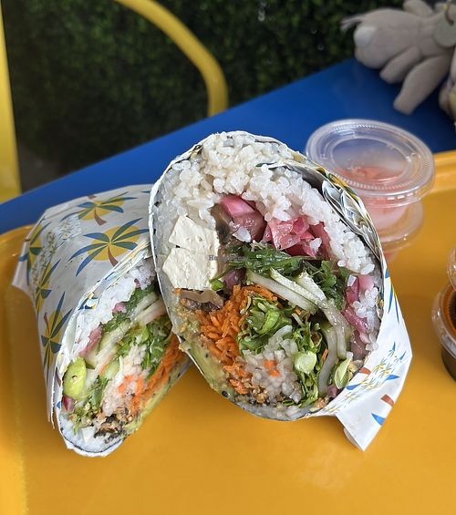 customizable poke burrito   at Pacific Counter  in Tampa