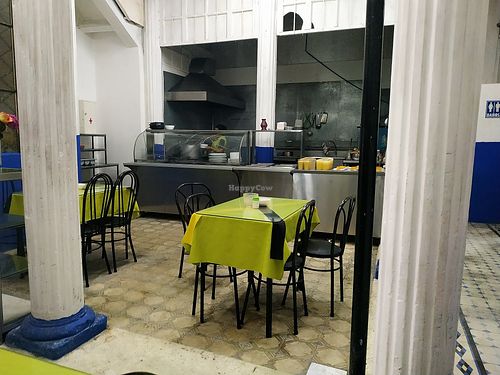 Inside at El Vegetariano in Quito