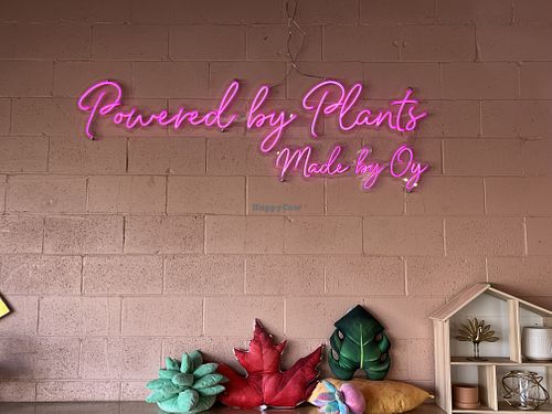 Wall decoration   at My Vegan Gold in Los Angeles