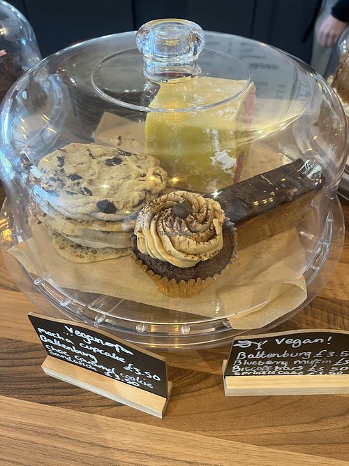 Vegan cake options   at Cozy Seven in Southampton